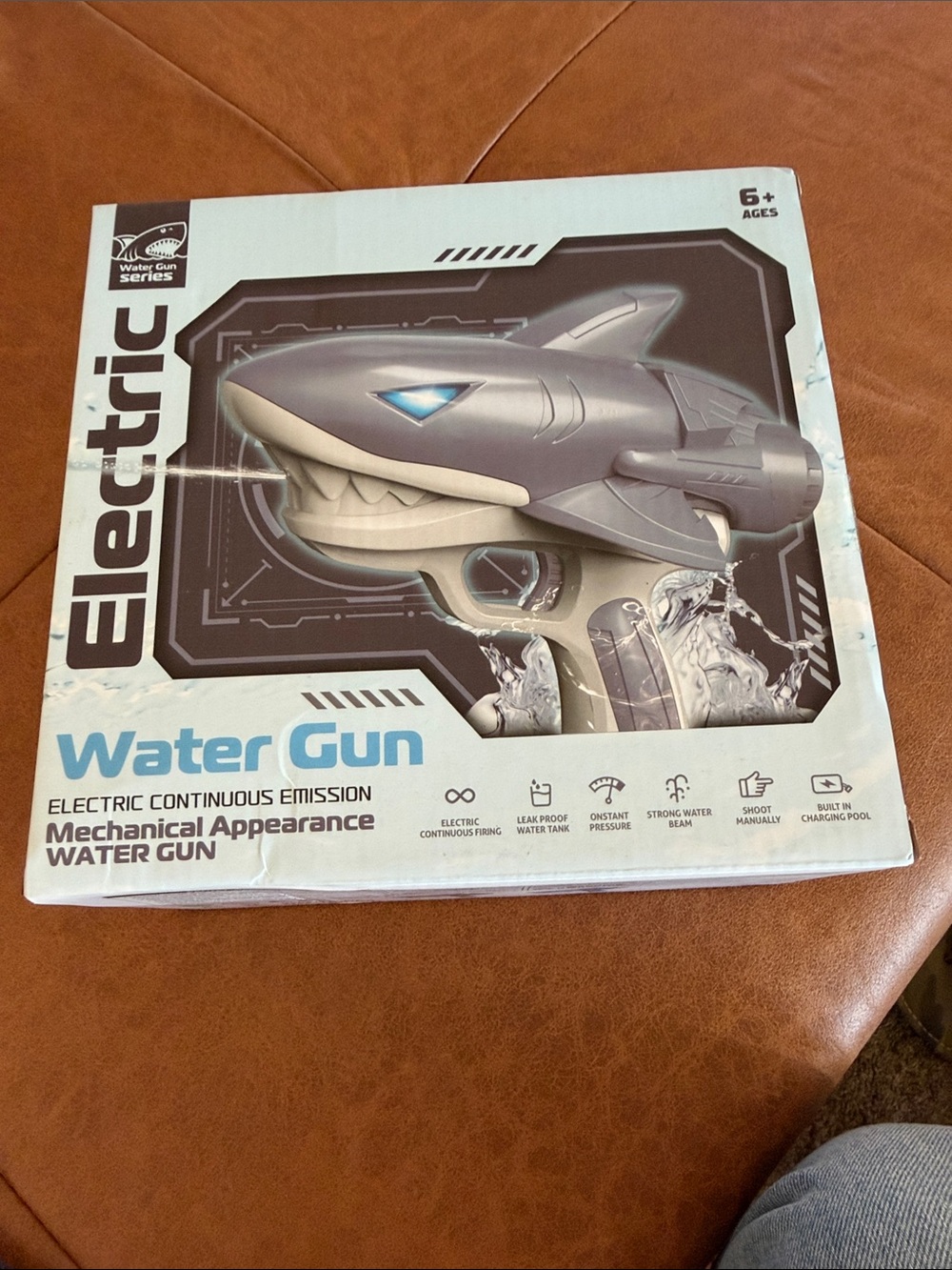 Electric Shark Water Gun - Blue